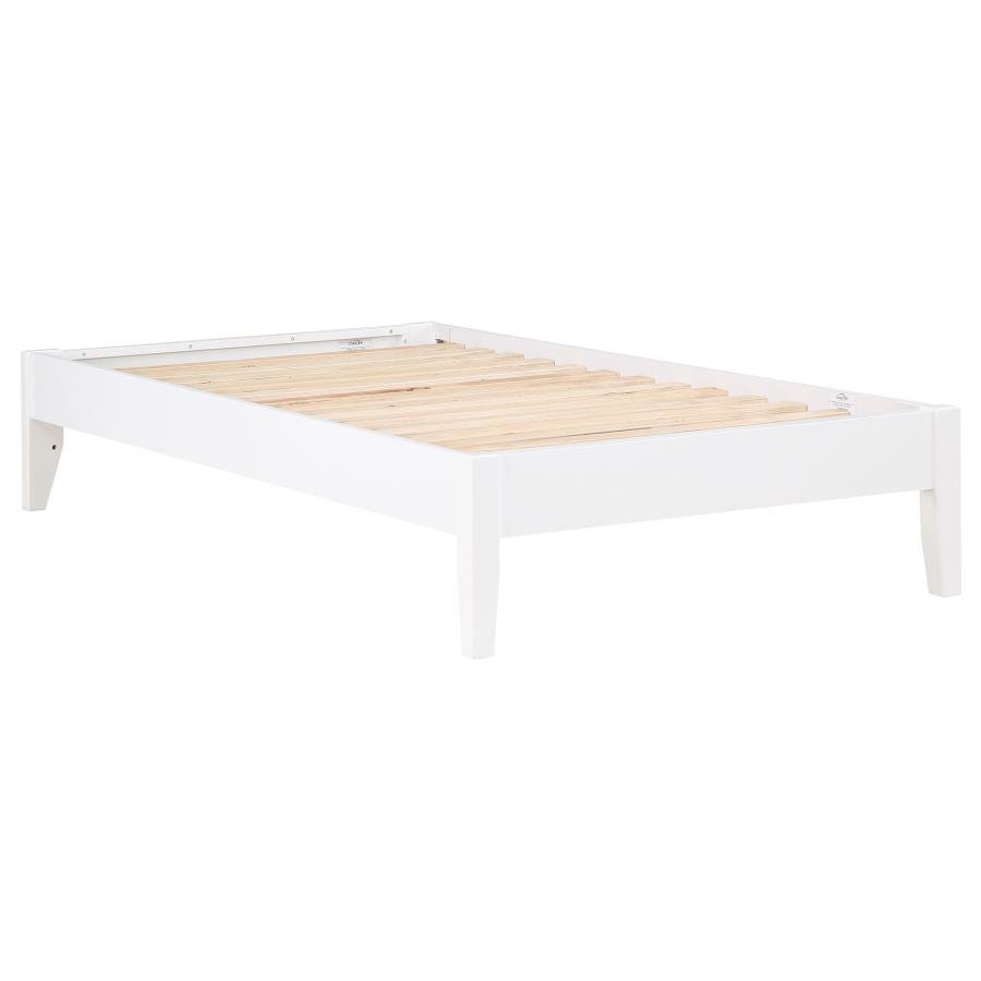 HOUNSLOW TWIN UNIVERSAL PLATFORM BED WHITE