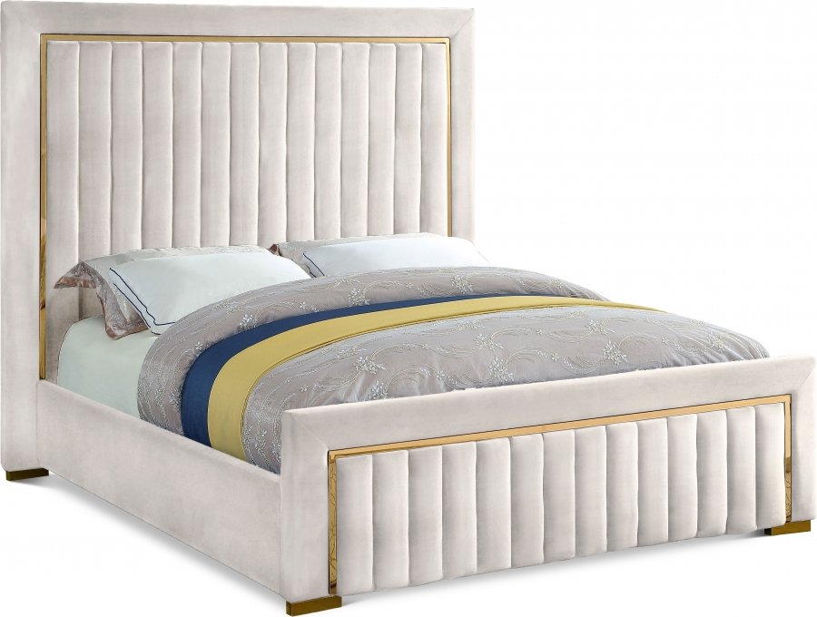 Dolce Velvet Upholstered Queen Bed