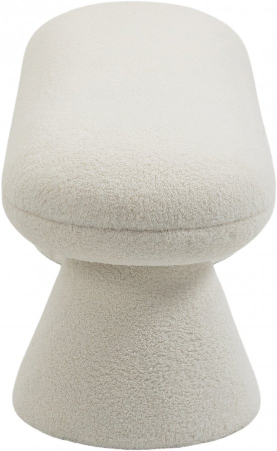 31192-3.jpg Drum Faux Shearling Teddy Fabric Upholstered Bench - Image 4
