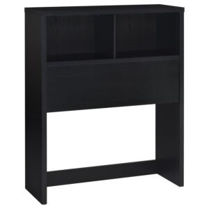 WESTPARK 49-INCH TWIN BOOKCASE HEADBOARD BLACK