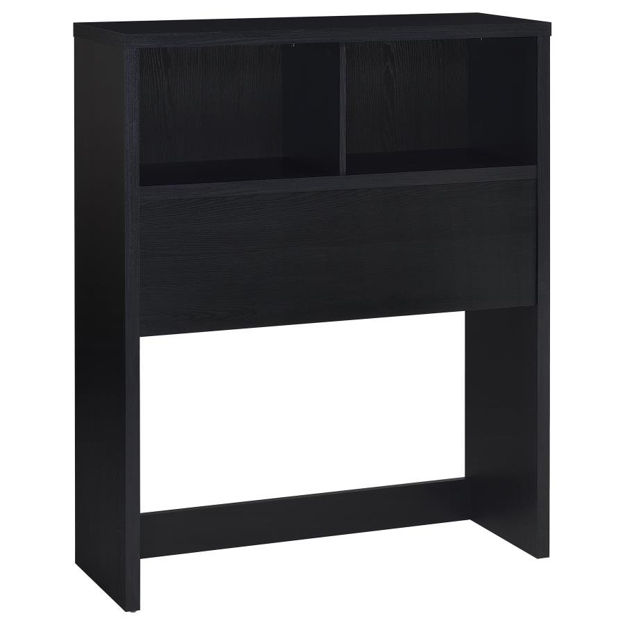 WESTPARK 49-INCH TWIN BOOKCASE HEADBOARD BLACK