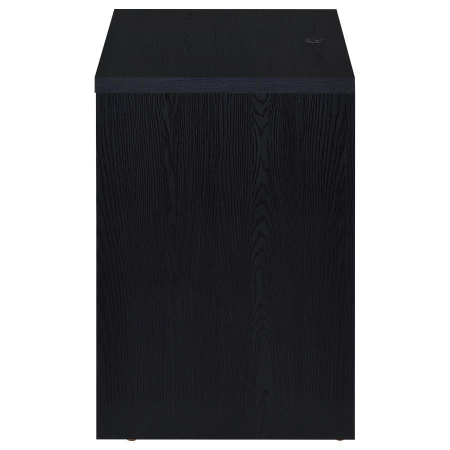WESTPARK 2-DRAWER NIGHTSTAND LED LIGHTS AND USB BLACK - Image 7