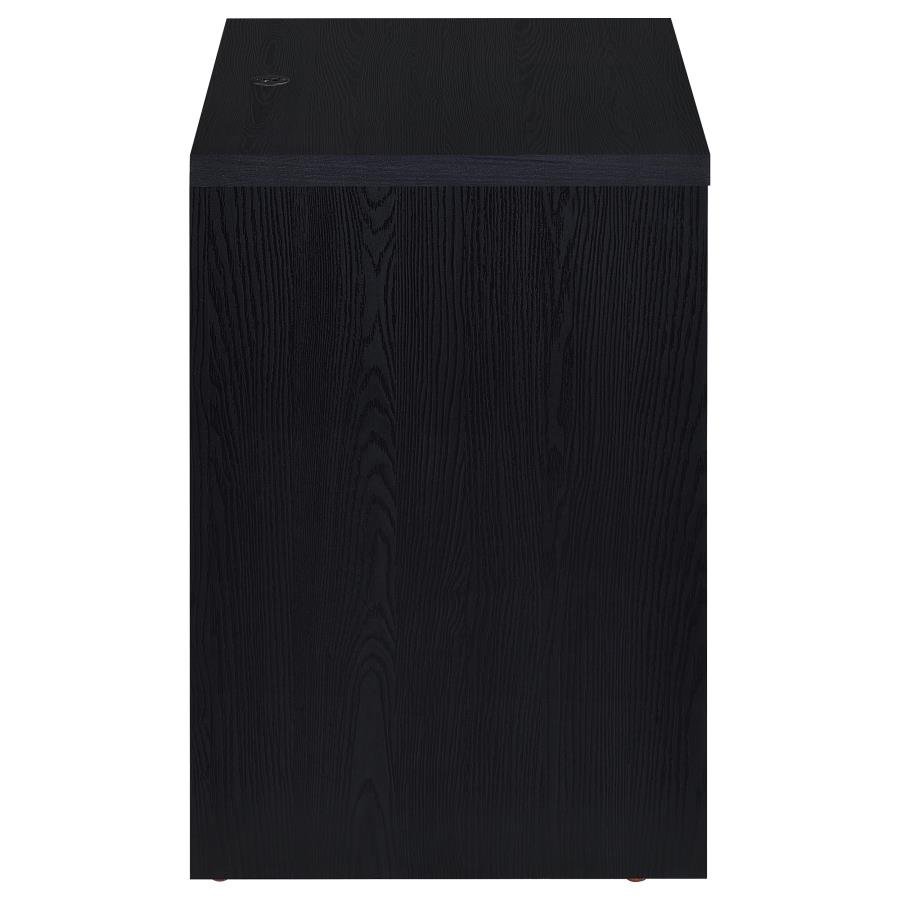 WESTPARK 2-DRAWER NIGHTSTAND LED LIGHTS AND USB BLACK - Image 10