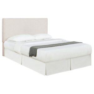 KOSMO UPHOLSTERED QUEEN OR FULL PANEL HEADBOARD SAND