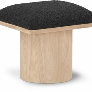 Pavilion Boucle Fabric Upholstered Stool