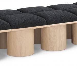 Pavilion Boucle Fabric Upholstered 10pc. Modular Bench