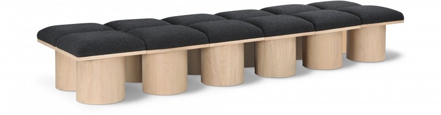 Pavilion Boucle Fabric Upholstered 12pc. Modular Bench