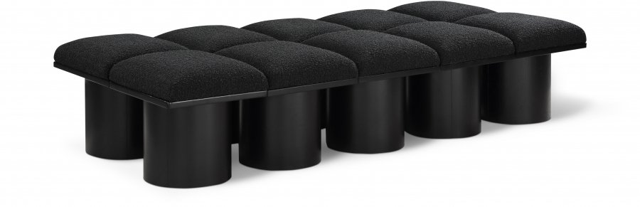 Pavilion Boucle Fabric Upholstered 10pc. Modular Bench