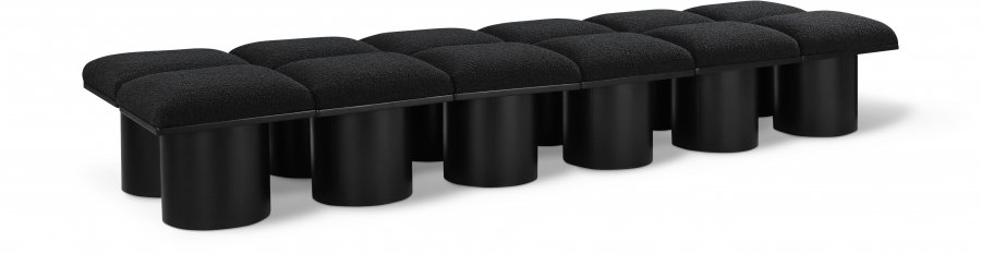 Pavilion Boucle Fabric Upholstered 12pc. Modular Bench