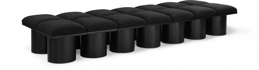 Pavilion Boucle Fabric Upholstered 14pc. Modular Bench
