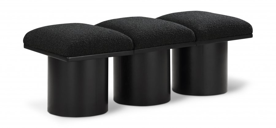 Pavilion Boucle Fabric Upholstered 3pc. Modular Bench