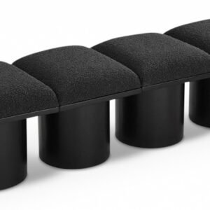 Pavilion Boucle Fabric Upholstered 4pc. Modular Bench