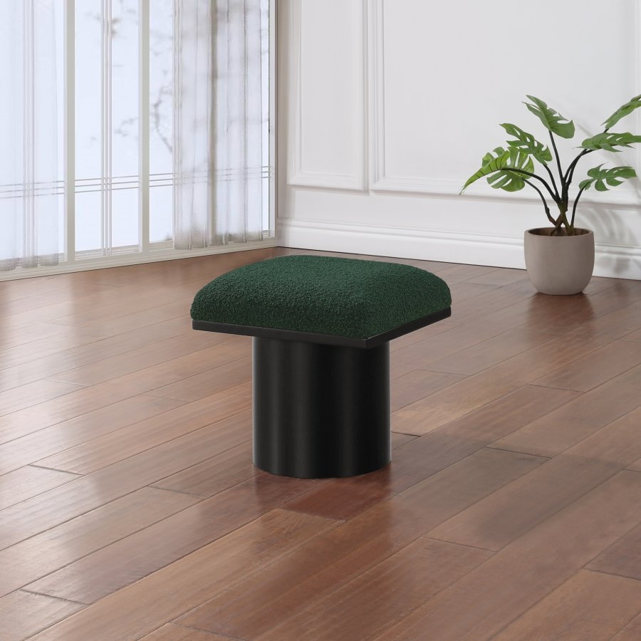 Pavilion Boucle Fabric Upholstered Stool - Image 2