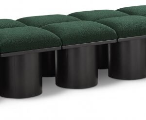 Pavilion Boucle Fabric Upholstered 12pc. Modular Bench