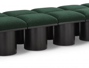 Pavilion Boucle Fabric Upholstered 14pc. Modular Bench
