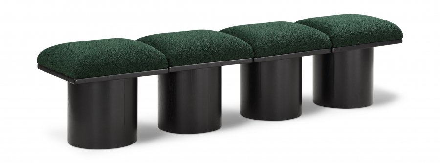 Pavilion Boucle Fabric Upholstered 4pc. Modular Bench