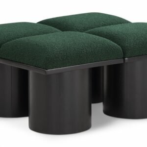 Pavilion Boucle Fabric Upholstered 4pc. Modular Bench