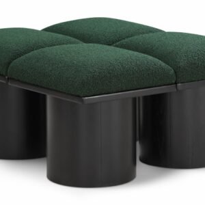 Pavilion Boucle Fabric Upholstered 4pc. Modular Bench