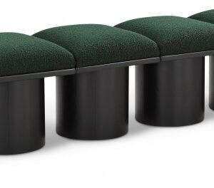 Pavilion Boucle Fabric Upholstered 6pc. Modular Bench