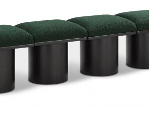 Pavilion Boucle Fabric Upholstered 7pc. Modular Bench