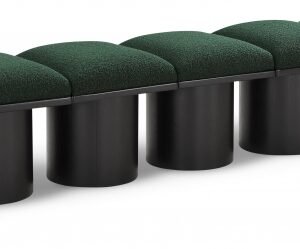 Pavilion Boucle Fabric Upholstered 7pc. Modular Bench