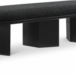 Wilshire Boucle Fabric Upholstered Bench