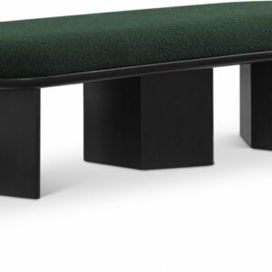 Wilshire Boucle Fabric Upholstered Bench