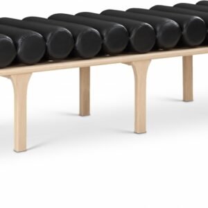 Landon Vegan Leather Upholstered Bench