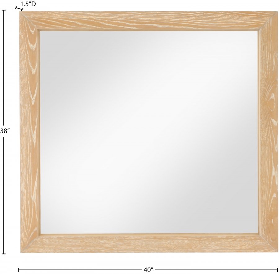 35717_0.jpg Fairfax Solid Wood And Oak Veneer Frame Mirror - Image 6
