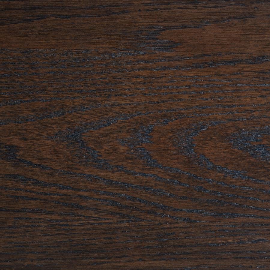 DEVON 5-PIECE QUEEN BEDROOM SET WINE RED AND DARK OAK - Image 15