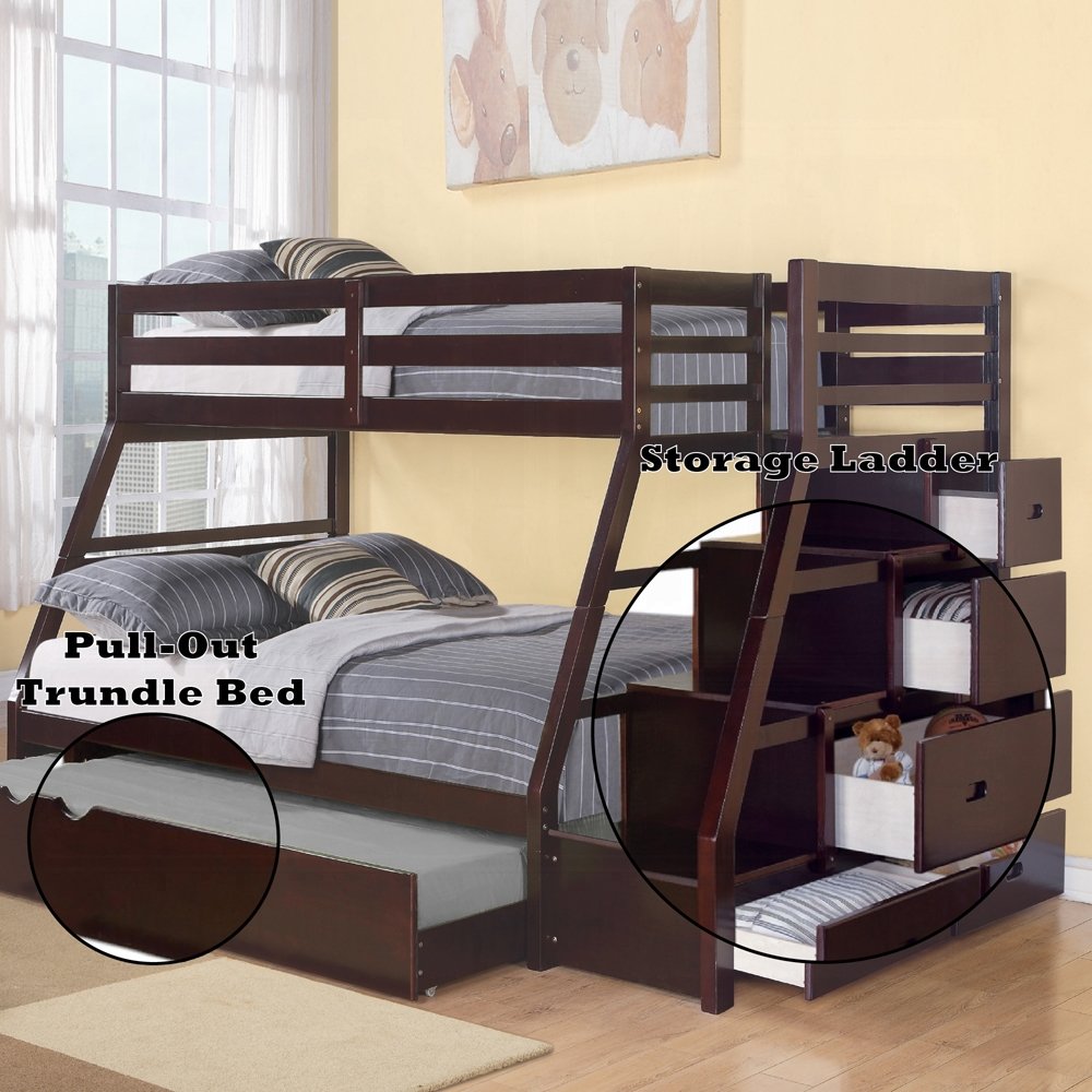Jason Twin/Full Bunk Bed W/Trundle & Storage - Image 8