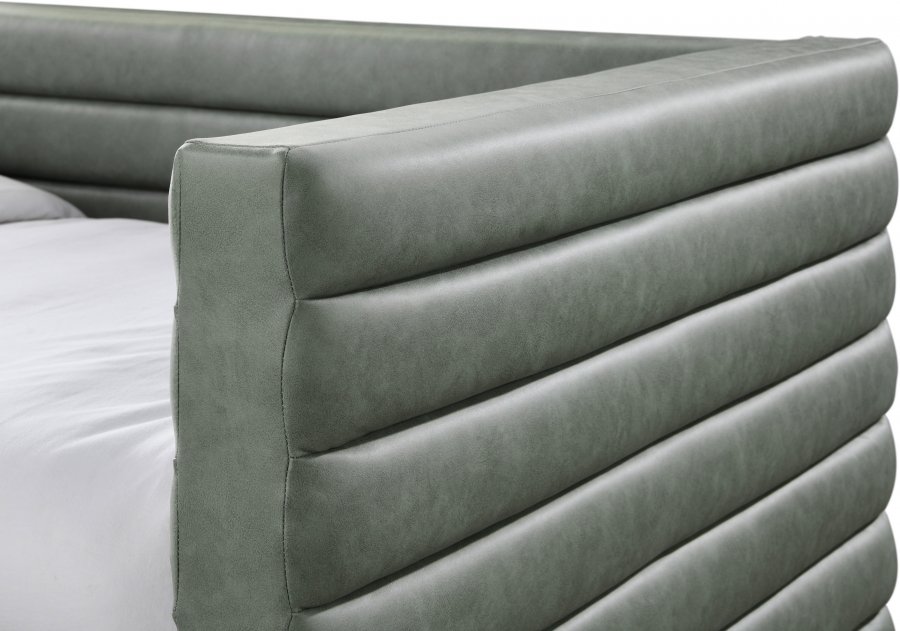 Beverly Vegan Leather Upholstered Twin Daybed - Image 6