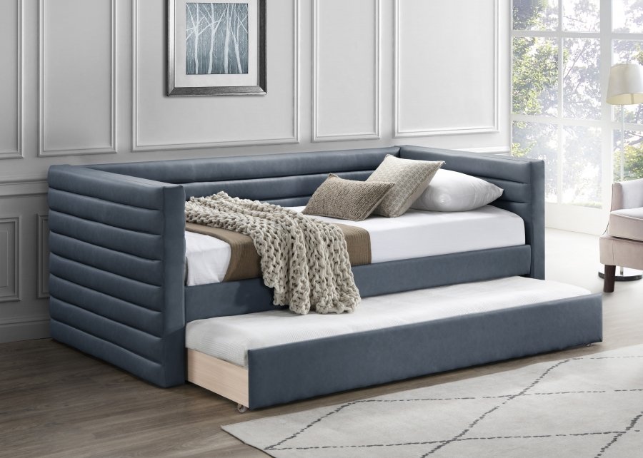 Beverly Vegan Leather Upholstered Twin Daybed - Image 2