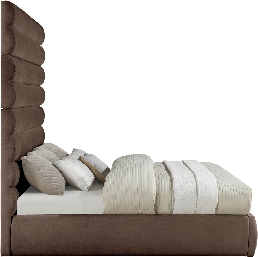 Adam Chenille Fabric Upholstered Bed - Image 4