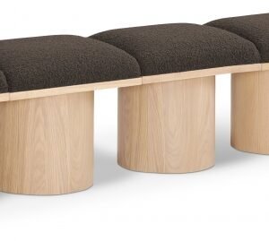 Pavilion Boucle Fabric Upholstered 5pc. Modular Bench