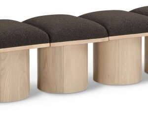 Pavilion Boucle Fabric Upholstered 6pc. Modular Bench