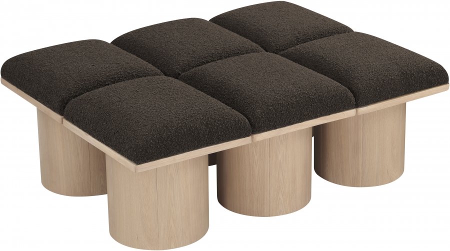 41042-4.jpg Pavilion Boucle Fabric Upholstered 6pc. Modular Bench - Image 5