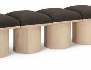 Pavilion Boucle Fabric Upholstered 7pc. Modular Bench