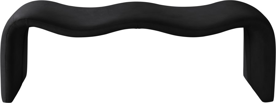 Willow Vegan Leather Upholstered Bench - Image 3