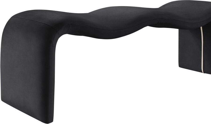 Willow Vegan Leather Upholstered Bench - Image 8
