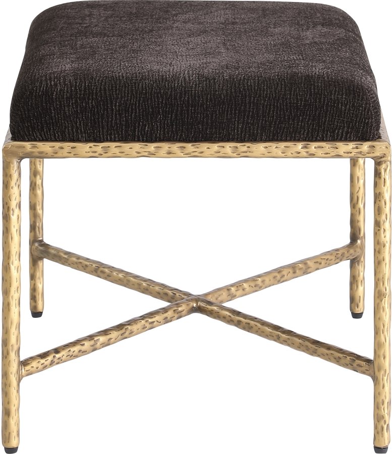 Valley Chenille Fabric Upholstered Bench - Image 4