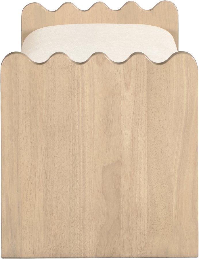 Sonia Velour Fur Fabric Upholstered Bench - Image 4