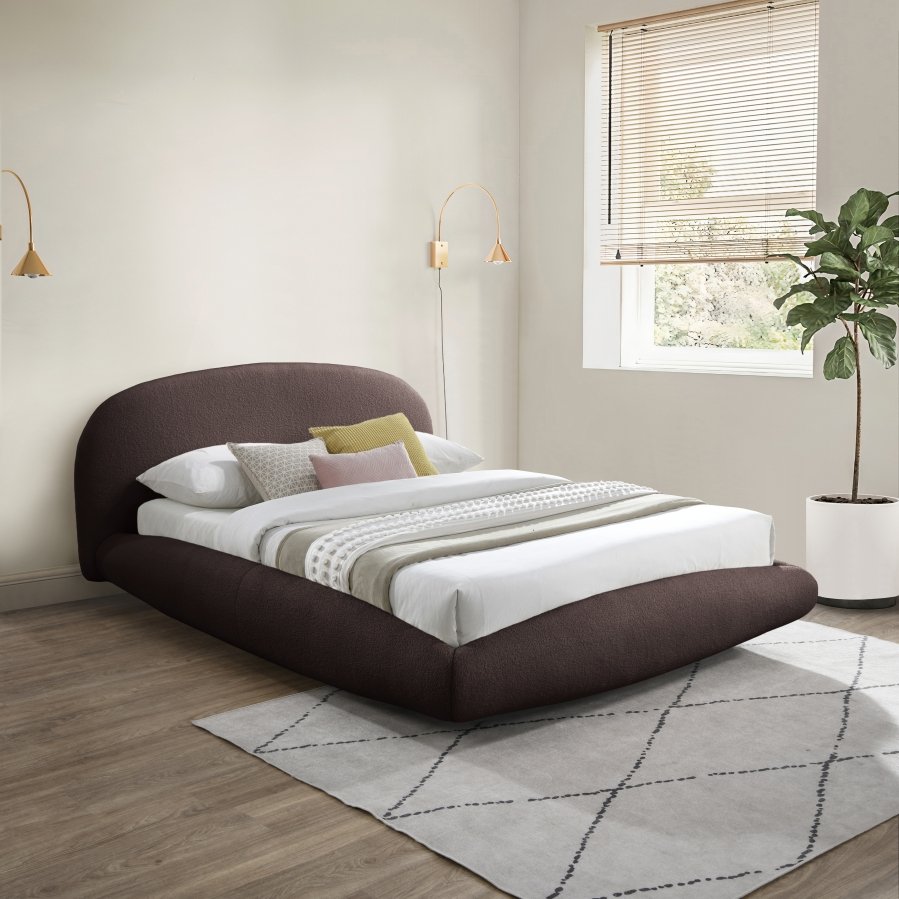 45374-1.jpg Genesis Teddy Fabric Upholstered Floating Bed - Image 2