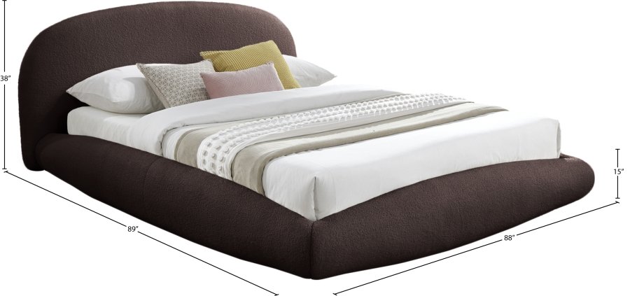 45374_0.jpg Genesis Teddy Fabric Upholstered Floating Bed - Image 6