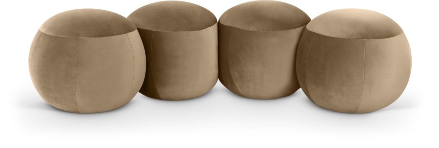 Apollo Velvet Upholstered Bench