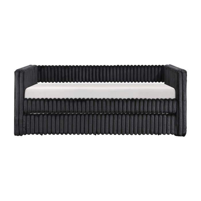 4655BLK* Daybed with Trundle