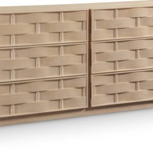 Weave Oak Veneer Dresser