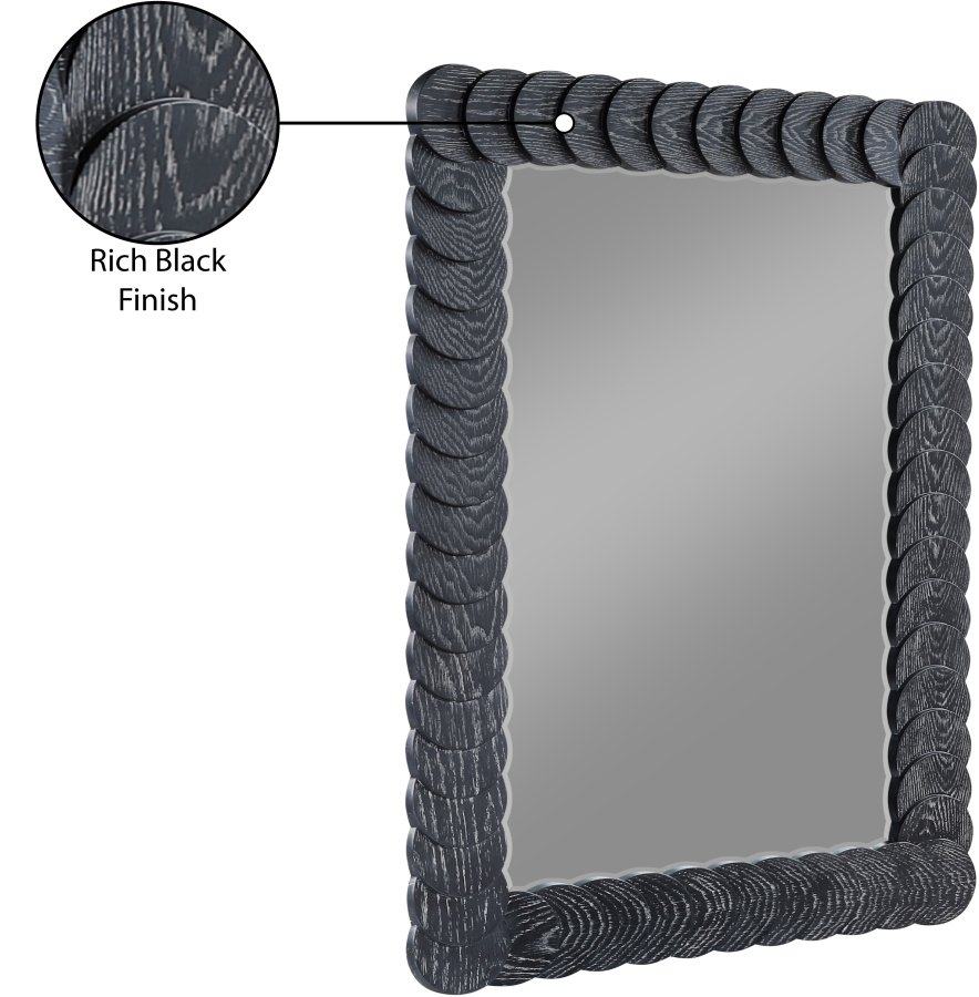 Revolve Oak Veneer Mirror - Image 7