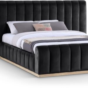 Amara Velvet Upholstered Bed