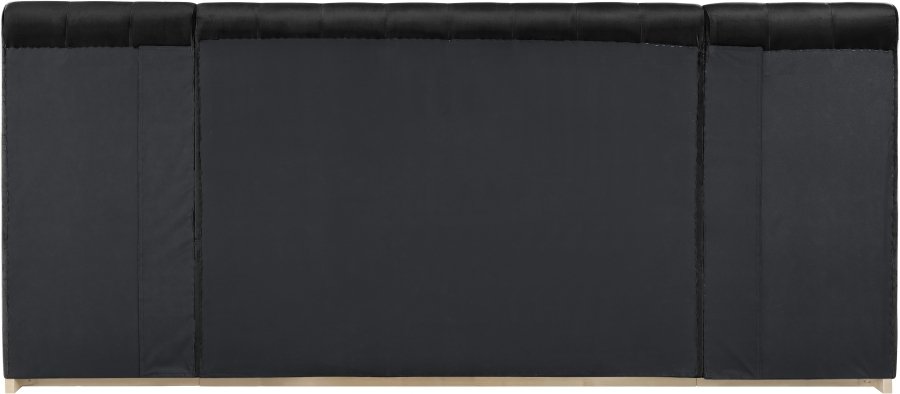 49099-4.jpg Amara Velvet Upholstered Bed - Image 5